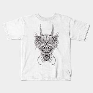 Dragon's head for light background Kids T-Shirt